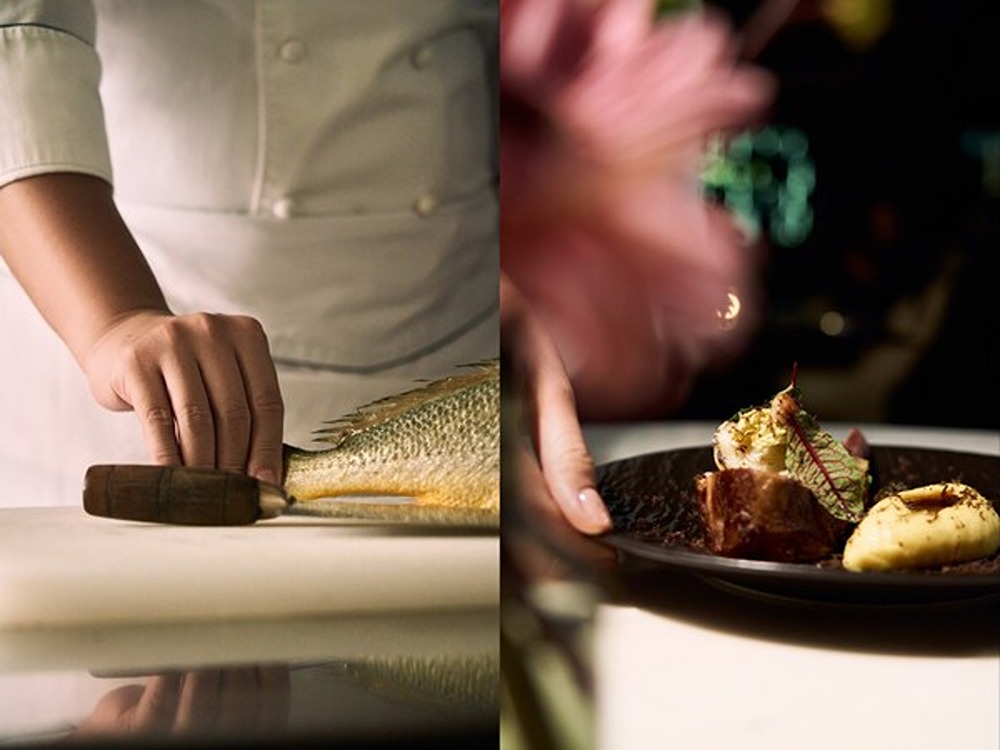 圖左：上海浦東麗思卡爾頓酒店 · 金軒；圖右：上海艾迪遜酒店 · Tavern