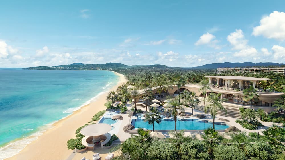 海濱區設有海灘俱樂部與酒吧，並配有標準泳池與派對景觀泳池。