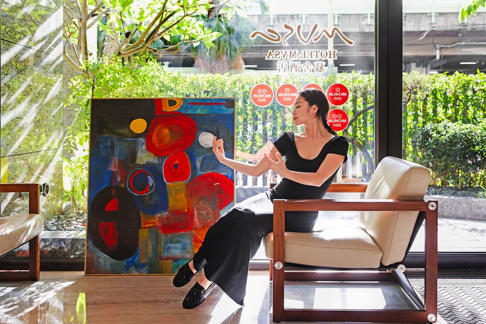 薛喻鮮 ╳ 慕舍酒店「MVSA繆思系列」畫作暨攝影個展—Lobby作品《鮮 • 鮮異想》