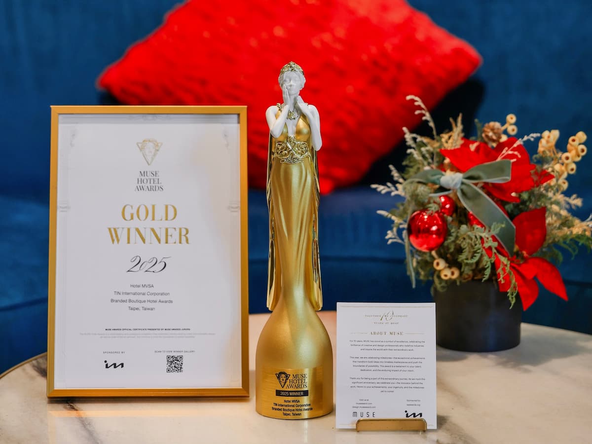 MVSA 慕舍酒店 榮獲 2025 MHA 精品飯店金獎 引領世界級住宿體驗