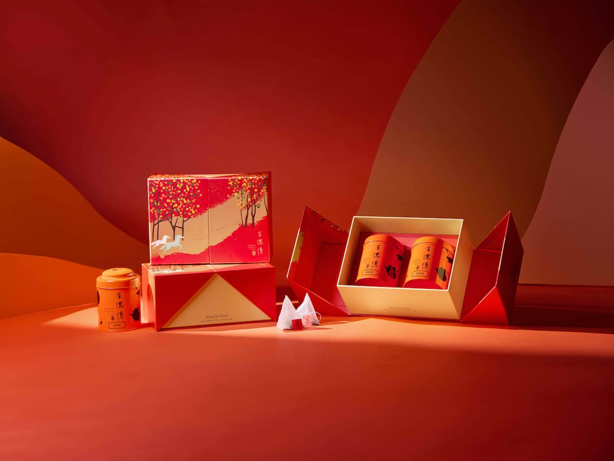 王德傳丙午新春禮__馳光袋茶禮盒