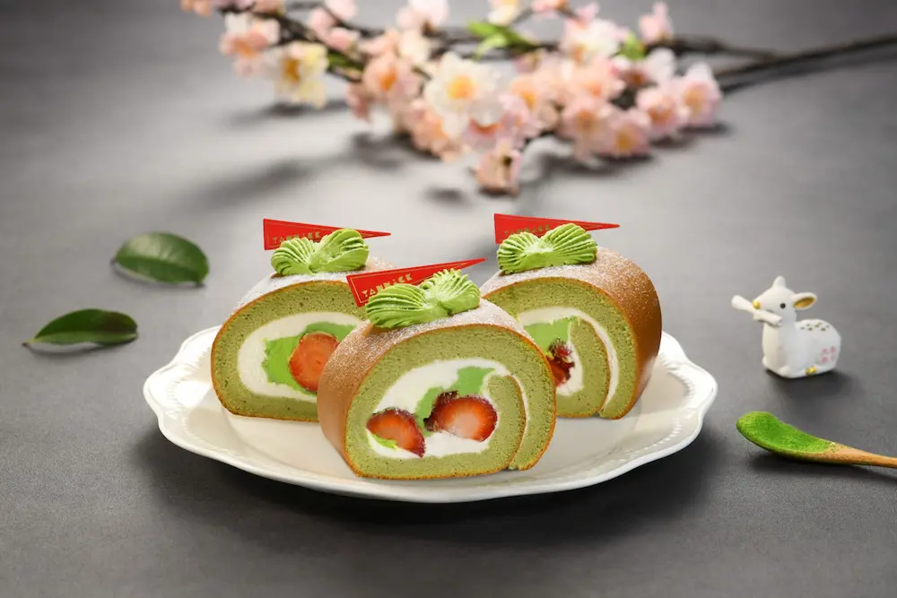 天作之合的風味，亞尼克新品宇治抹茶鮮莓生乳捲切片，售價175元