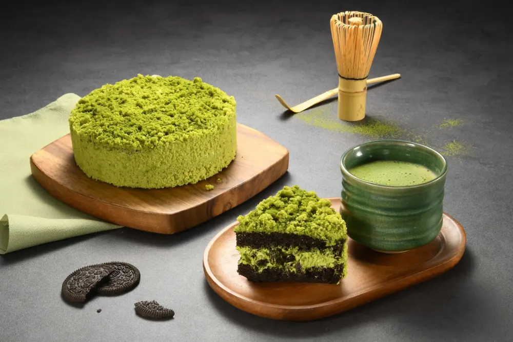 柔潤又強烈的甘苦層次，亞尼克宇治抹茶黑酷曲，售價595元