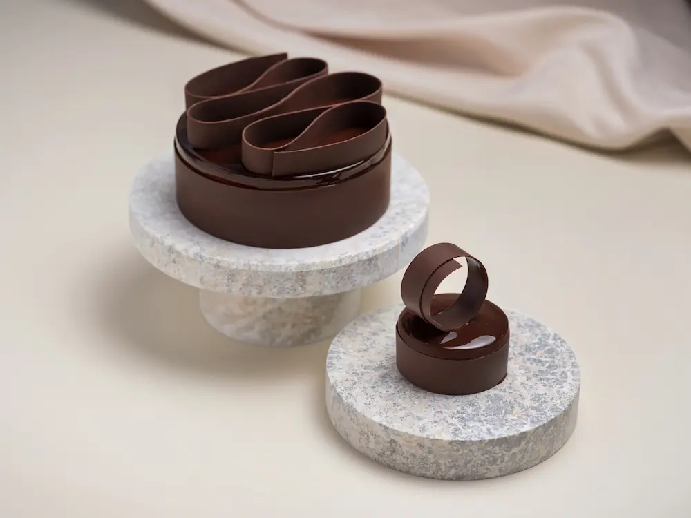 台北文華東方酒店文華餅房，推出全新甜品「榛果可可」