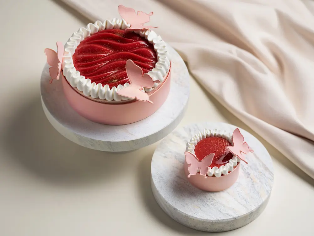 台北文華東方酒店文華餅房，推出全新甜品「草莓起司蛋糕」