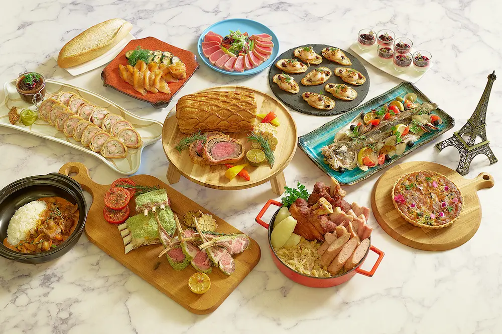 鉑麗安自助餐即日起至5月4日 推出期間限定「歐洲經典主題自助餐」，由主廚陳永儒領銜廚藝團隊，精選歐洲多國經典料理打造美食盛宴。