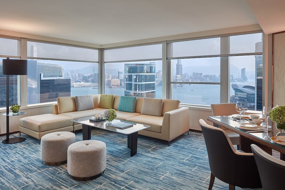 JW Marriott Hotel Hong Kong - Bauhinia Suite - Living Room